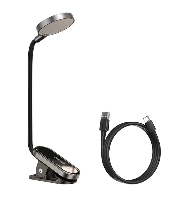 Baseus DGRAD-0G Comfort Reading Mini Clip Lamp Dark Gray